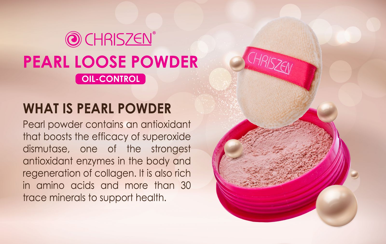Chriszen Pearl Loose Powder